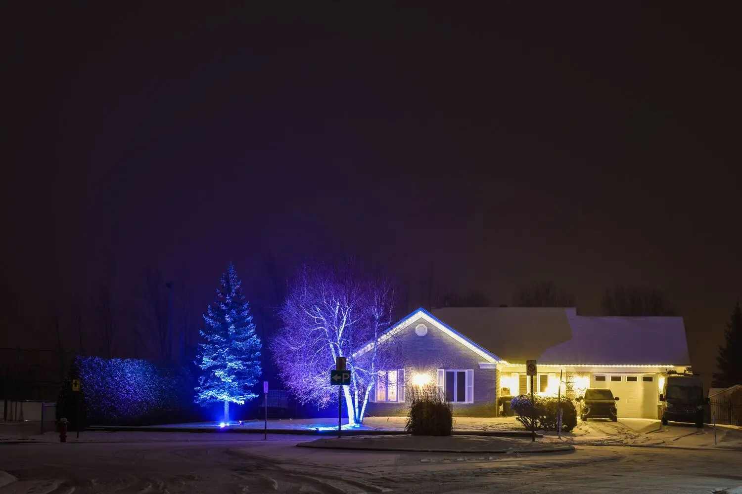 Barrhaven at night